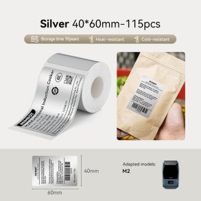 S�LV - 40 X 60 MM - 115 STK.