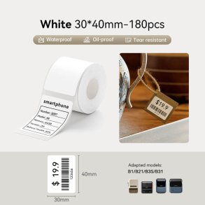 HVID 30 X 40 MM - 180 STK.