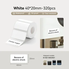 HVID 40 X 20 MM - 320 STK.