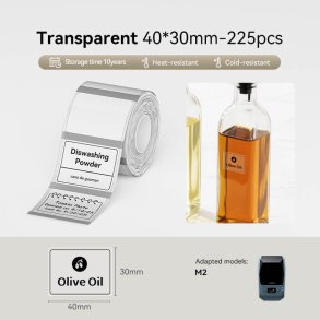 KLAR - 40 X 30 MM - 225 STK.