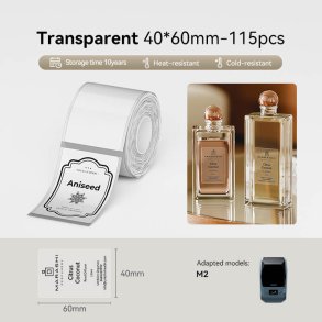 KLAR - 40 X 60 MM - 115 STK.