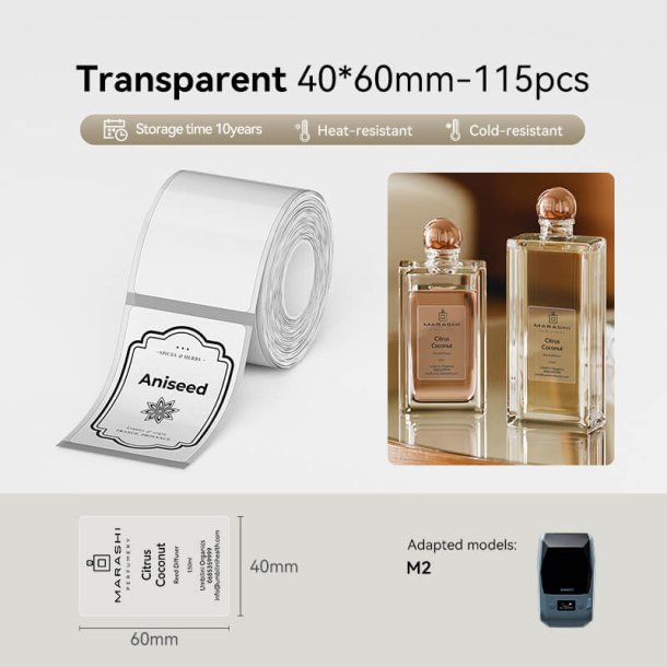 KLAR - 40 X 60 MM - 115 STK.