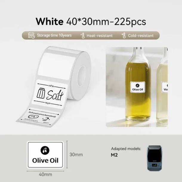 HVID - 40 X 30 MM - 225 STK.