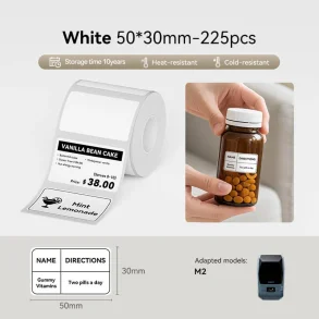 HVID - 50 X 30 MM - 225 STK.