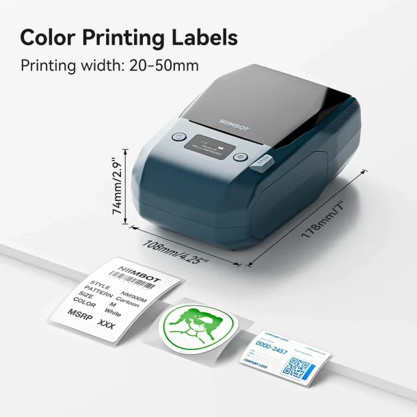 NIIMBOT M2H PRO - PET Label Printer (8-10 �rs Holdarhed)