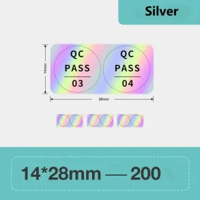 PURE COLOR S�LV RUND - 14 X 28 MM - 200 STK