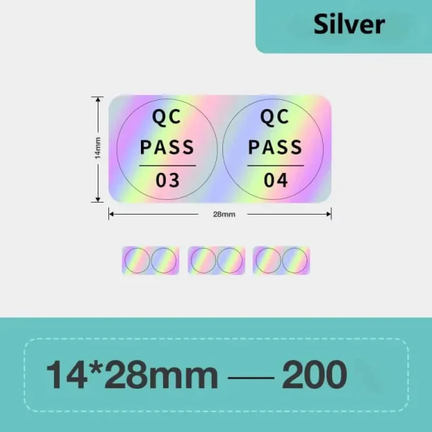 PURE COLOR S�LV RUND - 14 X 28 MM - 200 STK