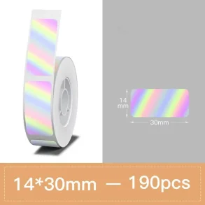 PURE COLOR S�LV HOLOGRAFISK - 14 X 30 MM - 190 STK