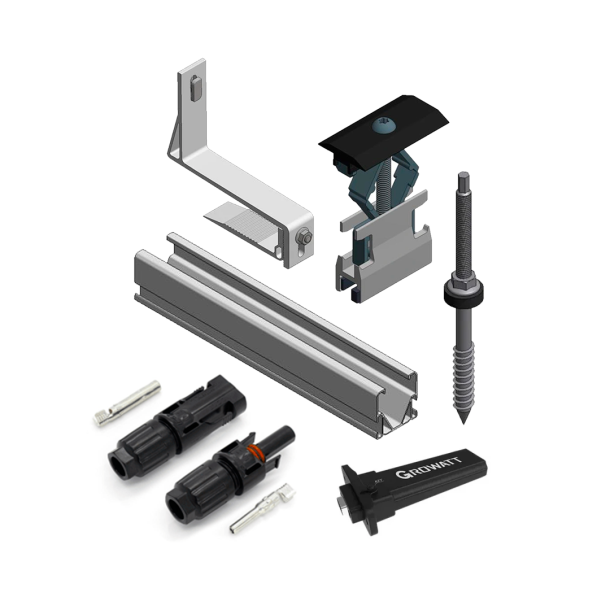 TILBUD p komplet 3-faset Growatt Solcelleanlg