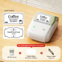 NIIMBOT B1 PRO - Label  &amp; Foto Printer