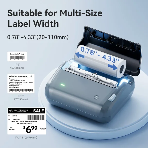 NIIMBOT B4 - PET Forsendelses Label Printer