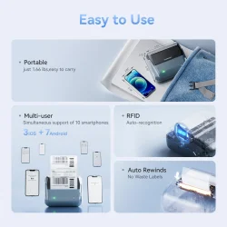 NIIMBOT B4 - PET Forsendelses Label Printer