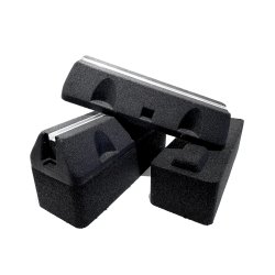 Forhjer - Vibrationsdmpende Montageblok, L=600 mm