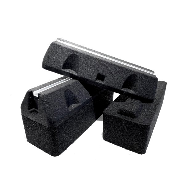 Forhjer - Vibrationsdmpende Montageblok, L=600 mm