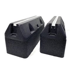 Forhjer - Vibrationsdmpende Montageblok, L=600 mm