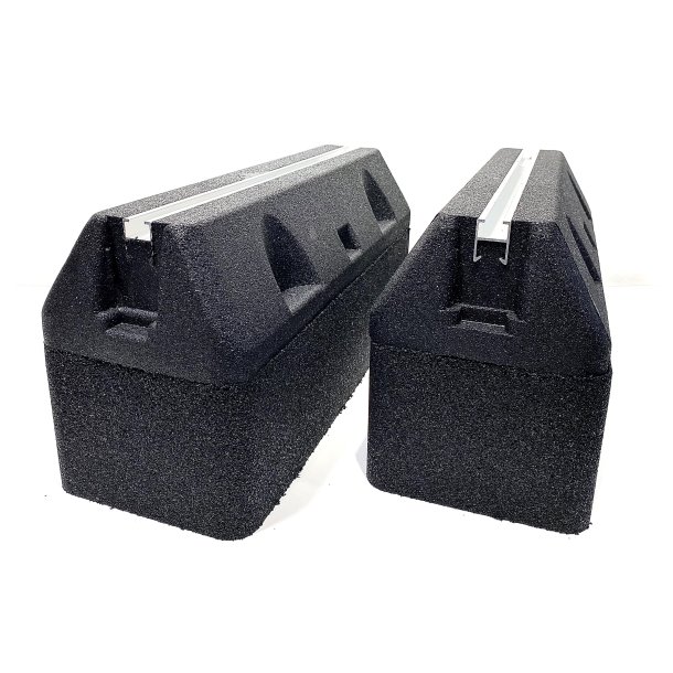 Forhjer - Vibrationsdmpende Montageblok, L=600 mm