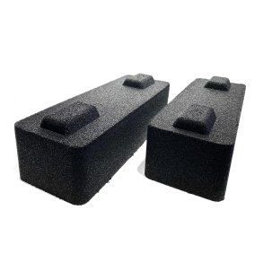 Forhjer - Vibrationsdmpende Montageblok, L=600 mm