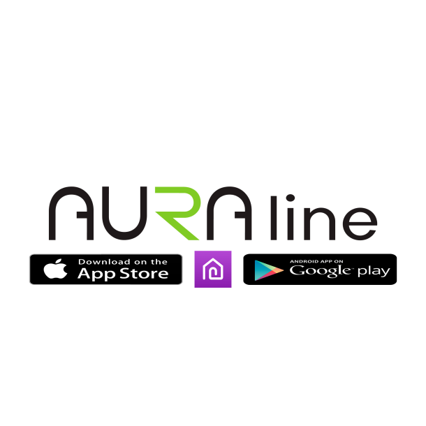 3,4 kW AURA Line Wifi A+ inverter luft til luft varmepumpe