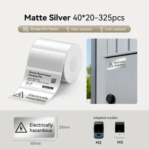 MAT S�LV- 40 X 20 MM - 325 STK.