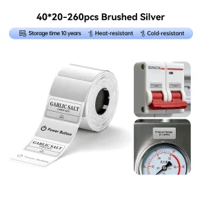 B�RSTET S�LV - 40 X 20 MM - 260 STK.