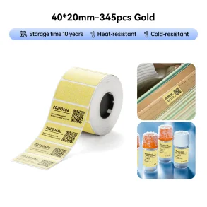 GULD - 40 X 20 MM - 345 STK.