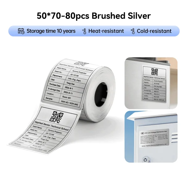 B�RSTET S�LV - 50 X 70 MM - 100 STK.