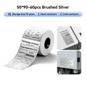 B�RSTET S�LV- 50 X 90 MM - 60 STK.