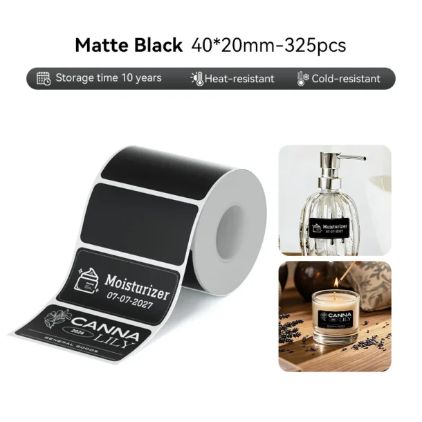 MAT SORT - 40 X 20 MM - 325 STK.